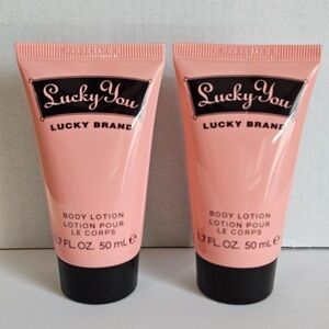 Lucky Brand Travel Size Lucky You Body Lotion Twin Pack